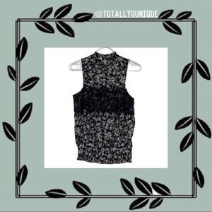 Maurice’s Floral Black and White Tank